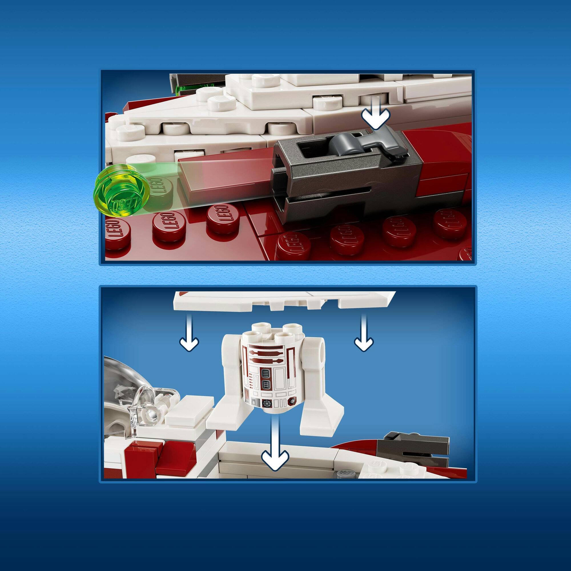 LEGO® Star Wars™ Obi-Wan Kenobi’s Jedi Starfighter™ 75333 Building Kit (282 Pieces)